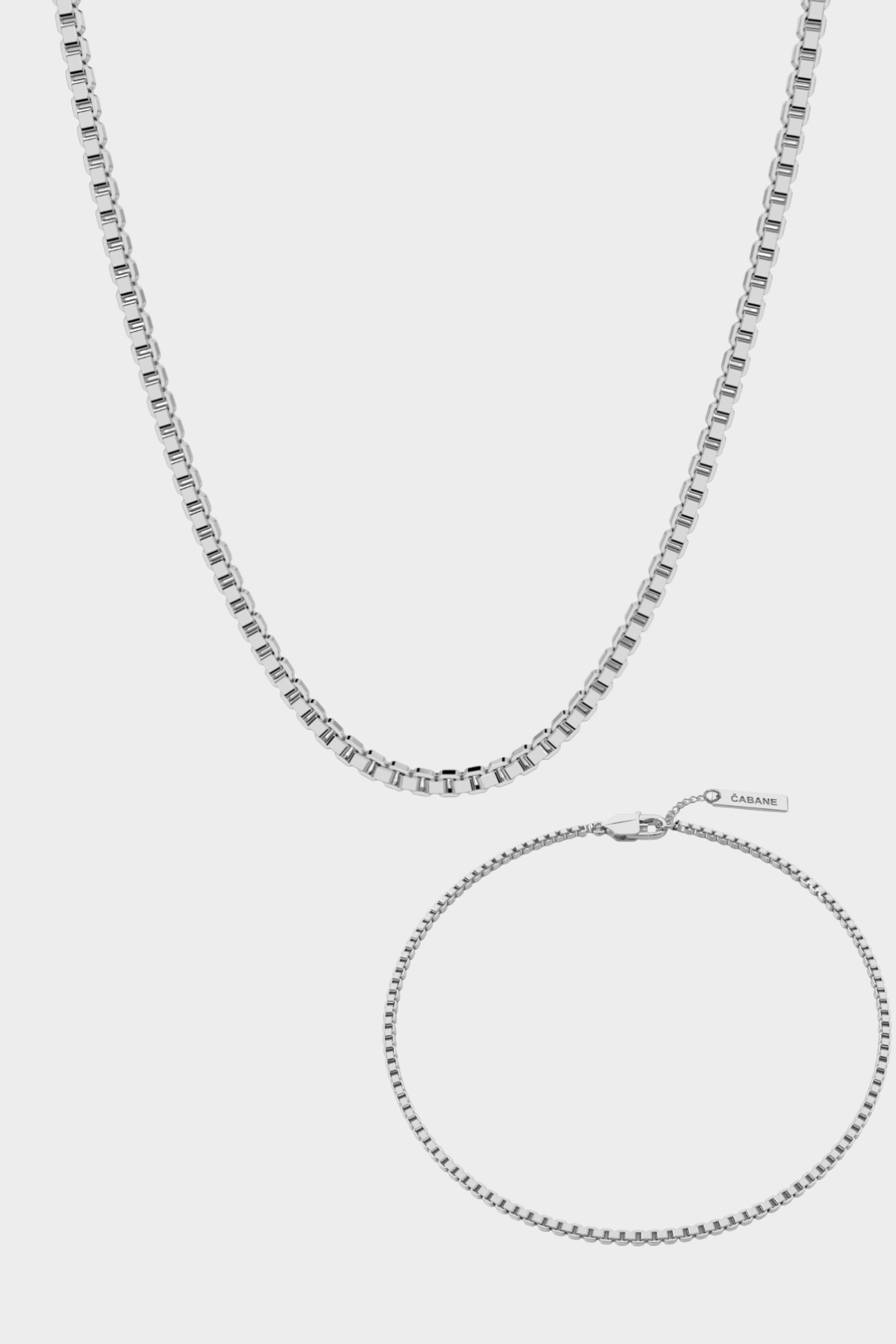 BOX CHAIN + BOX BRACELET SET