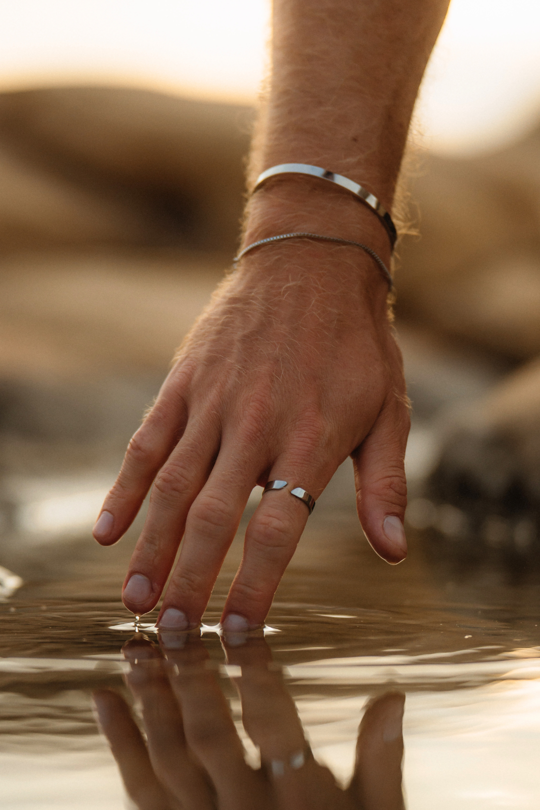 MINIMAL ADJUSTABLE RING + MINIMAL ADJUSTABLE CUFF