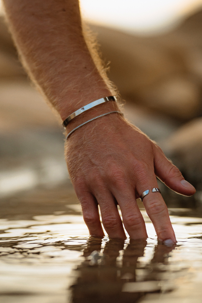 MINIMAL ADJUSTABLE RING + MINIMAL ADJUSTABLE CUFF