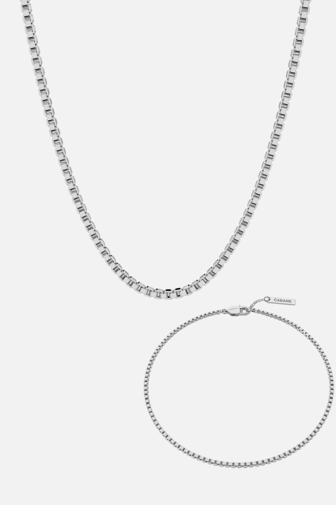 BOX CHAIN + BOX BRACELET SET