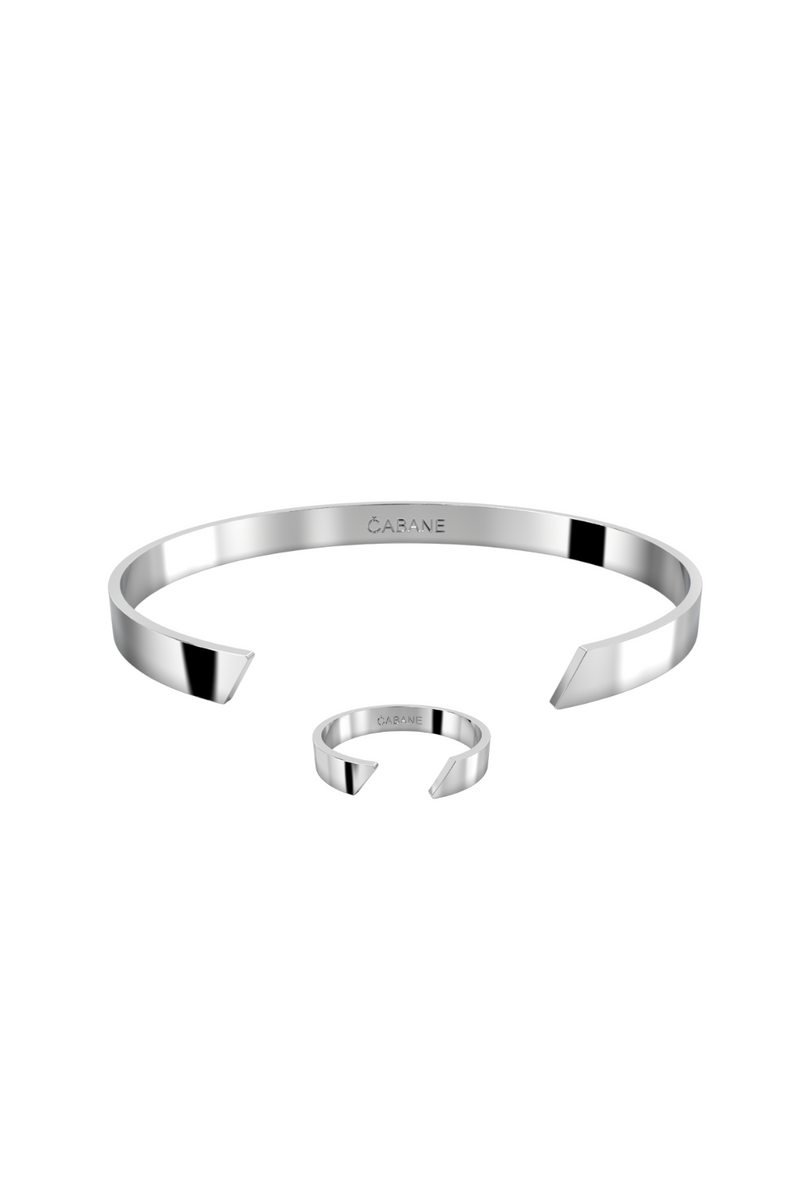 MINIMAL ADJUSTABLE RING + MINIMAL ADJUSTABLE CUFF