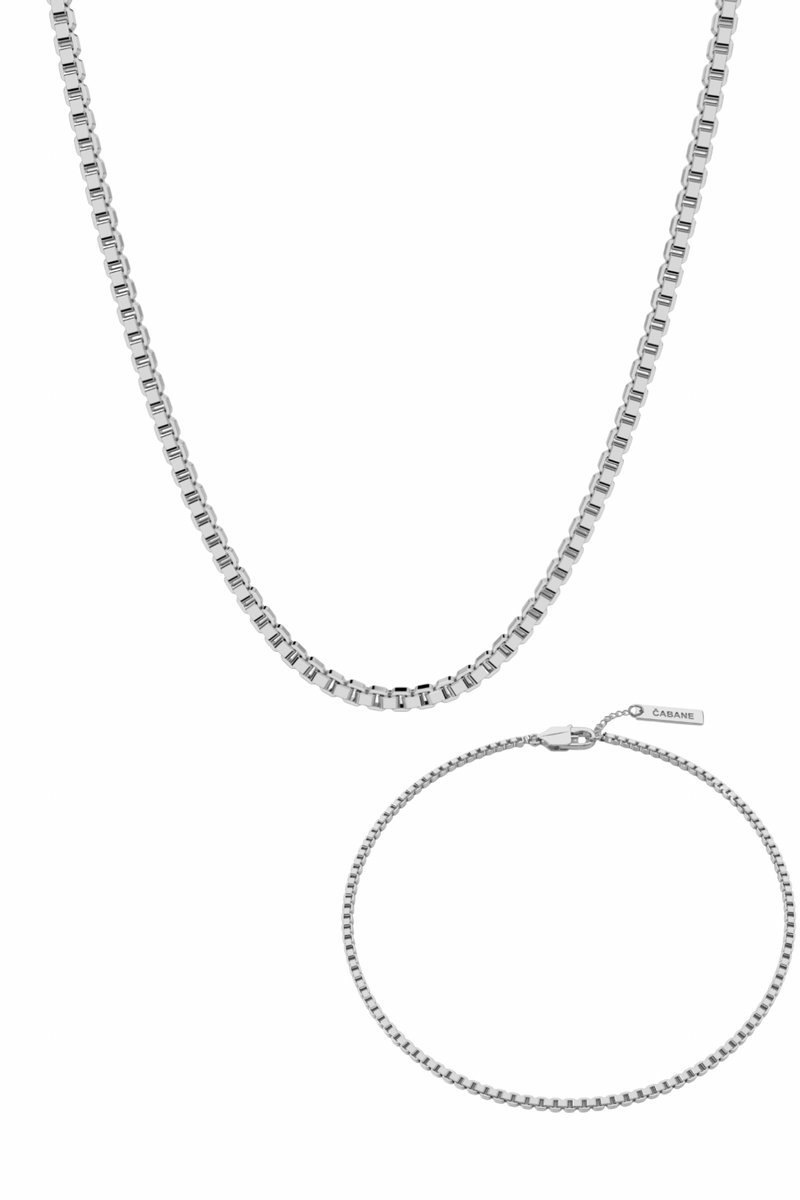 BOX CHAIN + BOX BRACELET SET